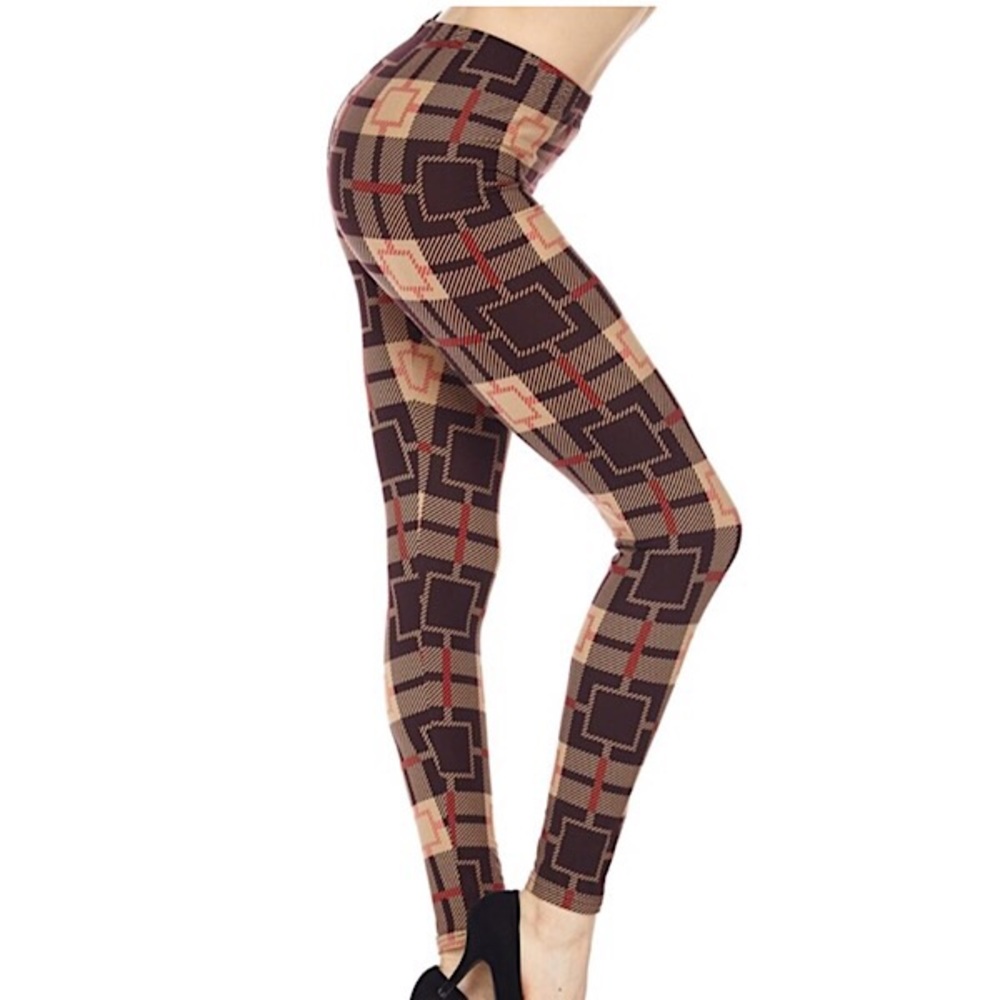Plaid Leggings